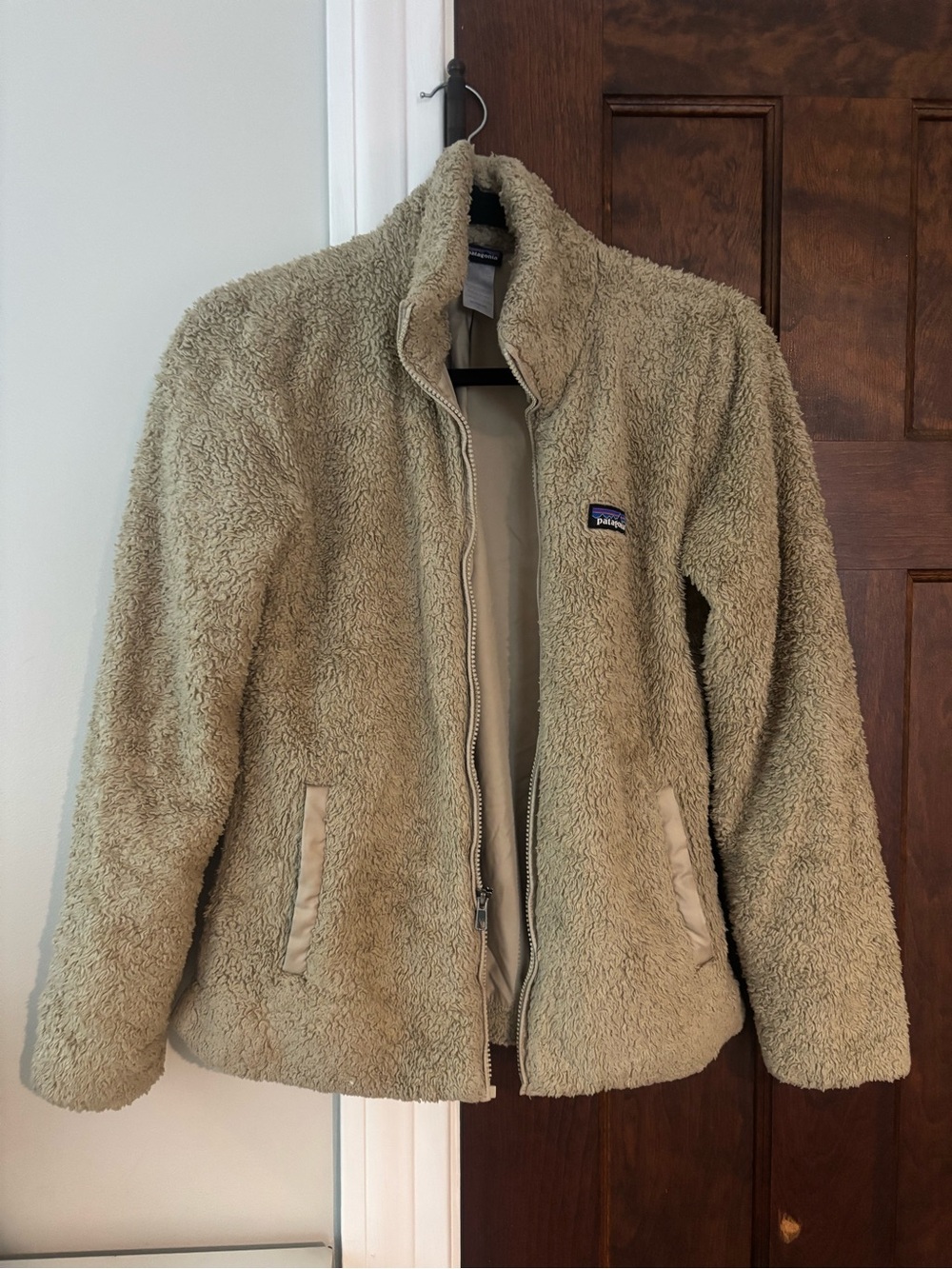 Patagonia Women's Tan Teddy Sherpa Jacket